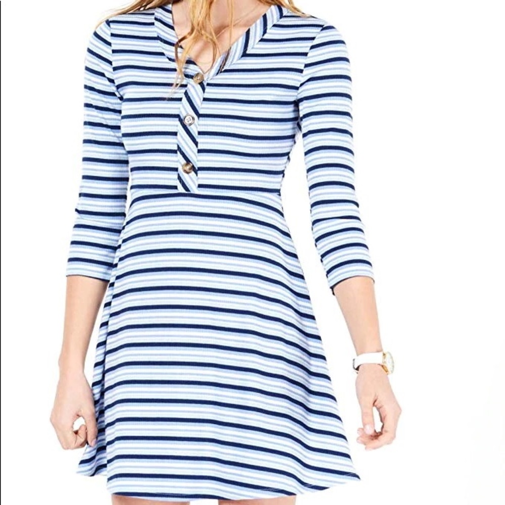 Ultra Flirt Junior stripe dress